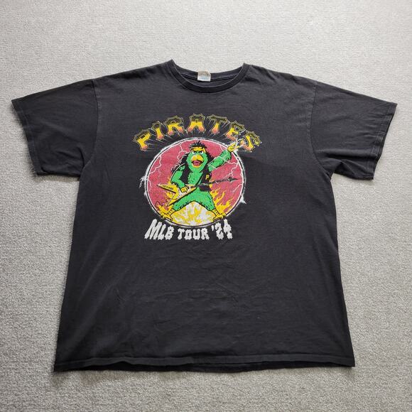 Delta Pro Weight Pittsburgh Pirates 2024 MLB Tour Band Style Tee Men’s Large - Picture 1 of 5